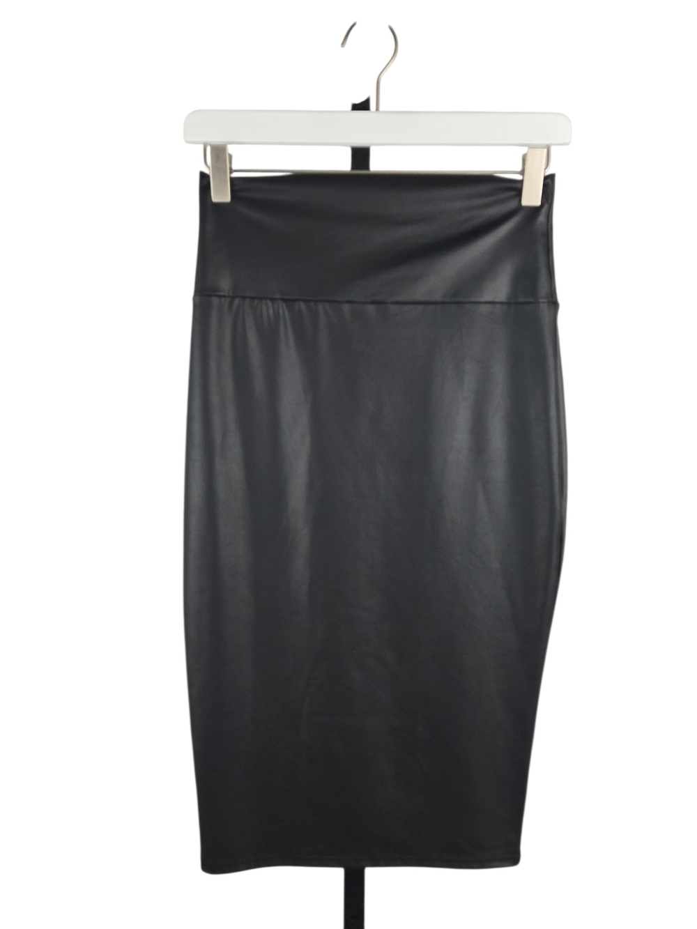 Windsor Faux Leather Pencil Skirt Black Size Small